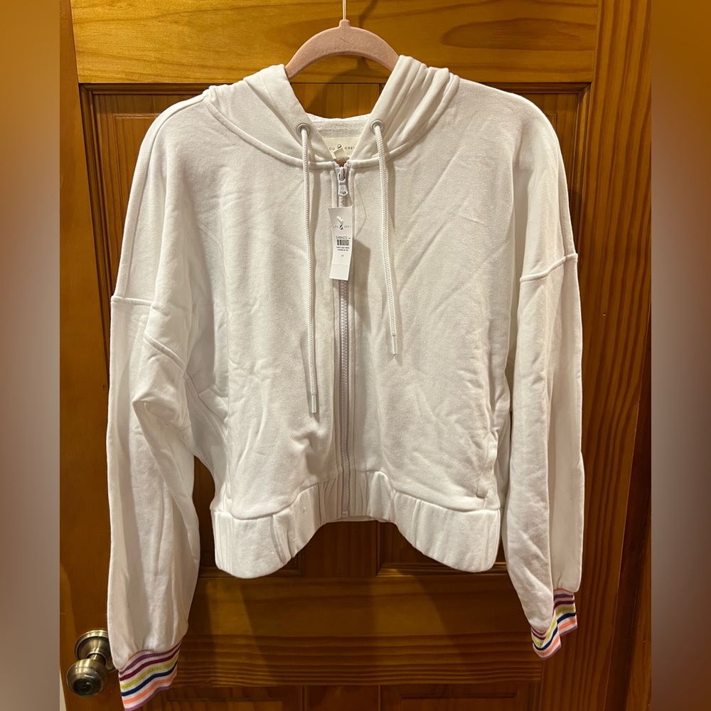 Lou & Grey Cozy Cotton Zip Hoodie - Size M - NWT - 613460